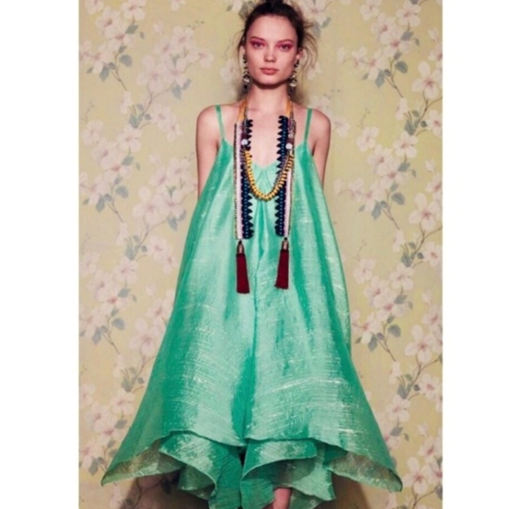 Anthropologie HD in Paris beautiful green gown